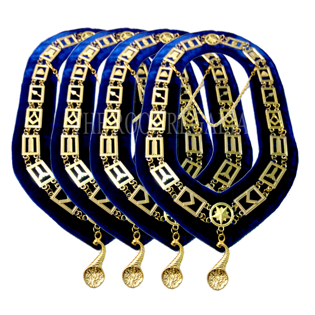 Officer Chain Collar Gold